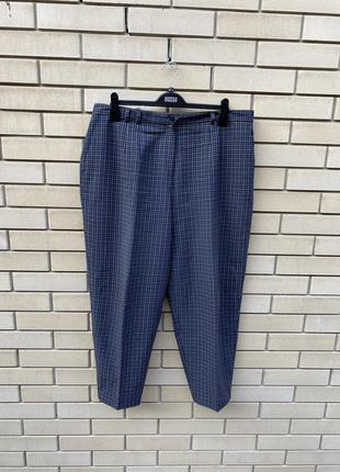 Брюки штаны капри в клетку