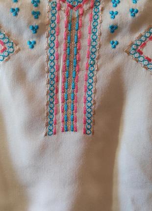 Сарафан з віскози,сукня максі,сарафан з вишивкою.4 фото