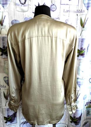 Винтажная блуза люкс бренда из 💯 шелка3 фото