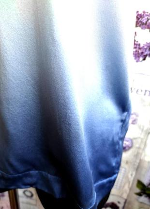 Нежная блуза в градиент из шелка !5 фото