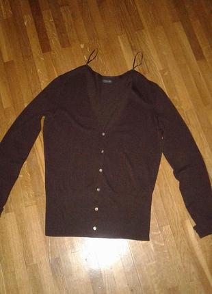Класичний темний шоколадний кардиган від f&f 14p.