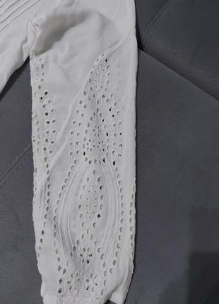 Белая туника из натур ткани   soho3 фото