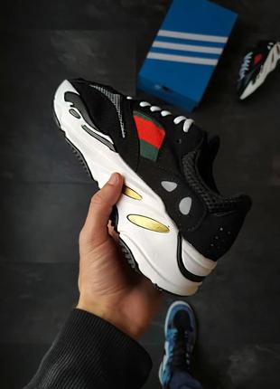 Женские кроссовки adidas yeezy 700 x gucci адидас, изики3 фото