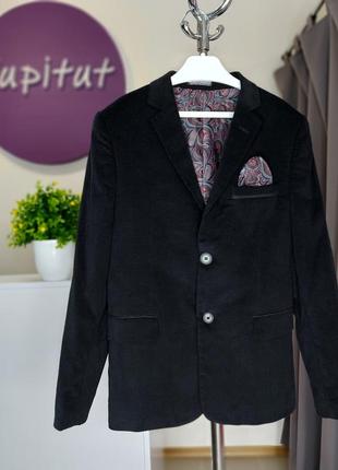 Мікровельветовий піджак a-yugi на хлопчика від 7 до 10 років