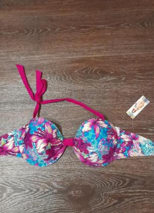 Шикарный новый  верх купальника р. 18 coral bay beachwear