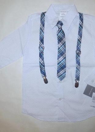 Костюм 4ка штани сорочка краватка підтяжки van heusen на хлопчика 6 років3 фото