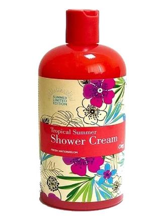 Cien tropical summer shower cream fresh watermelon тропический увлажняющий крем гель для душа сиен арбуз летний аромат