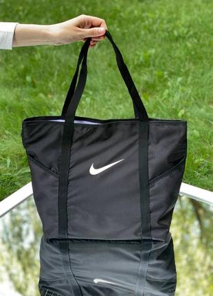 Спортивна сумка чорна плащовка
