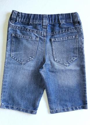 Детские джинсовые шорты на 6-7лет бриджи  на мальчика2 фото
