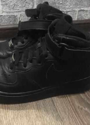 Высокие кроссовки nike air force1 фото