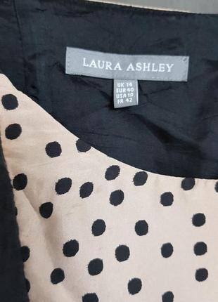 Стильное шелковое платье laura ashley, 100% шелк3 фото