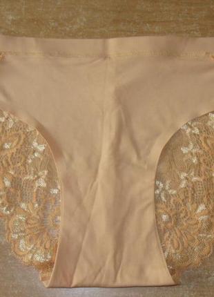 Трусики мереживні, ажурні, жіночі.колір - помаранчевий. см мерочки