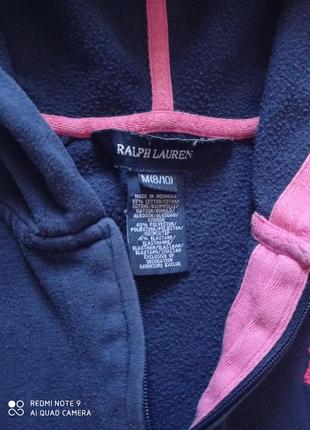 Бавовняний брендовий худі темно-синій кофта регла на замку з кишенями з капюшоном гтолстовка хлопо6 фото
