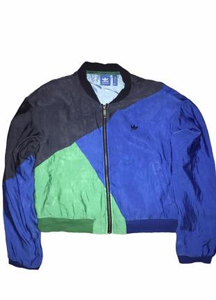 Куртка ветровка бомбер оверсайз adidas originals