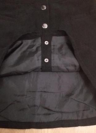 Фирменная черная юбка хс-с( 6)2 фото