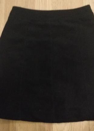 Фирменная черная юбка хс-с( 6)4 фото
