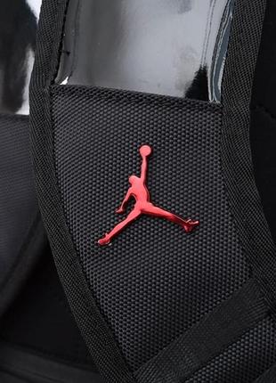 Рюкзак для спорта  jordan retro 11 black/red женский / мужской8 фото