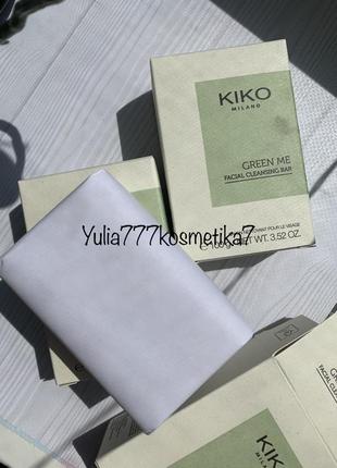 Натуральное мыло для умывания kiko milano green me2 фото