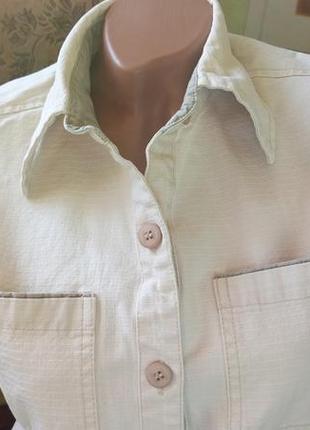 Женская рубашка с карманами. на пуговицах. короткий рукав2 фото