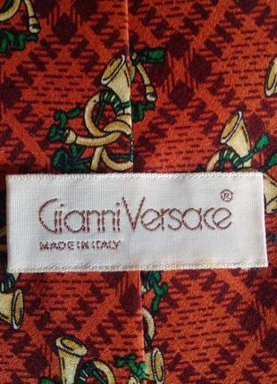 Gianni versace, шелковый галстук, винтаж2 фото