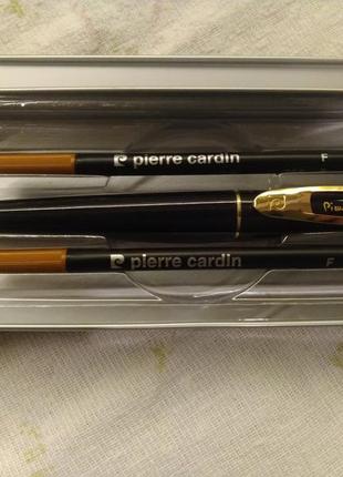 Pierre cardin discovery roller pen ручка ролер + синій і чорний стрижень5 фото