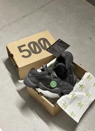 Кроссовки женские adidas yeezy boost 500 black2 фото