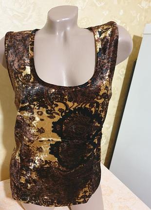 Бархатная вильветовая маечка блуза