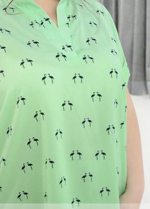 Легка і приваблива блузка - сорочка 💚3 фото