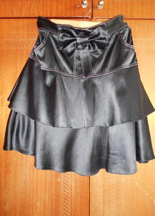 Атласная юбка, р. 1466 фото