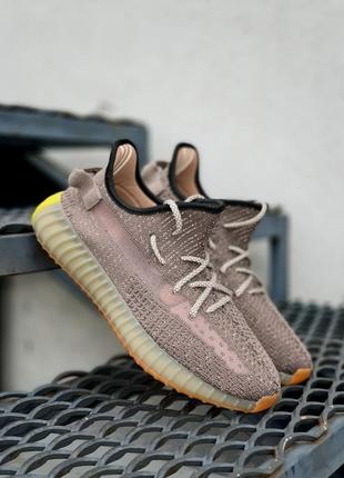 Женские кроссовки adidas yeezy boost 350 cappucino (полный рефлектив)