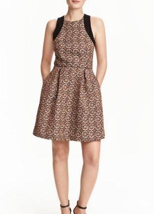 Жакардовое платье hm