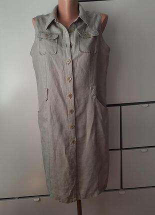 Льняное платье punt roma