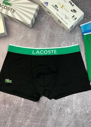 Набор мужских трусов lacoste комплект нижнего белья 5 штук в упаковке5 фото