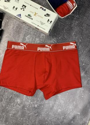 Набор мужских трусов puma комплект нижнего белья 5 штук с подарочной коробкой5 фото