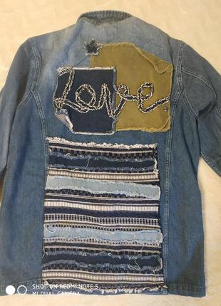 Джинсова куртка від koton jeans.3 фото