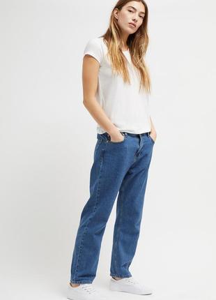Стильные джинсы бойфренды слоучи большого размера f&f