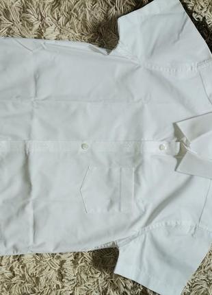 Рубашка с коротким рукавом next на 9 лет 134 см, зауженные крой8 фото
