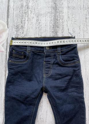 Круті трикотажні джинси штани штани з вишивкою c&a 12мес4 фото
