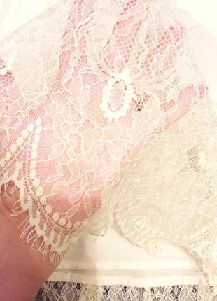 Шикарная летняя юбка паутинка молочного цвета4 фото
