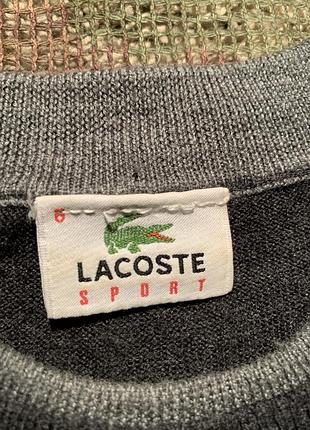 Реглан lacoste sport woolmark, оригинал, размер l4 фото