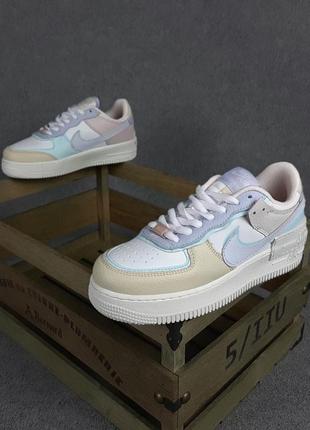 Nike air force 1 shadow 👟 женские кожаные кроссовки 36-41р5 фото