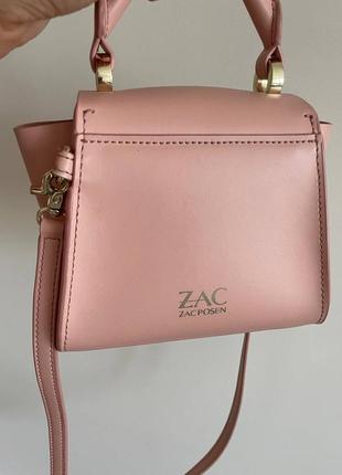 Шкіряна мініатюрна сумка eartha iconic з ручкою зверху zac zac posen5 фото