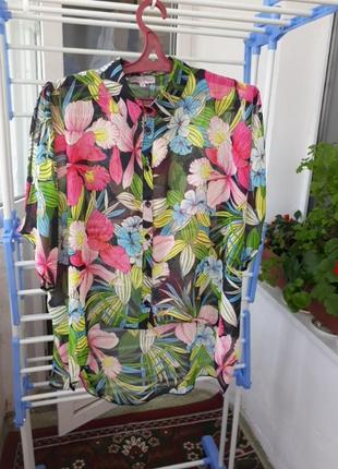 Блуза цветочная1 фото