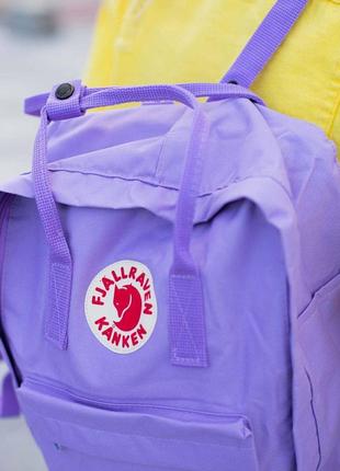 Рюкзак fjallraven kanken classic 16 l бузковий купити фьялравен канкен1 фото