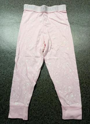 Хлопковые пижамные, домашние штанишки на 3-4 лет, 98 см