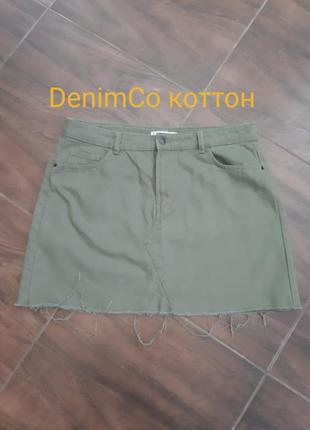 Юбка denimco коттон xl+