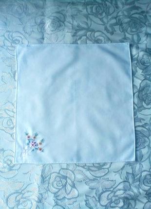 Винтажный  батистовый носовой платок. объемная вышивка. шов роуль.6 фото