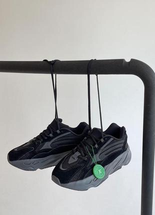 Мужские кроссовки adidas yeezy boost 700 black