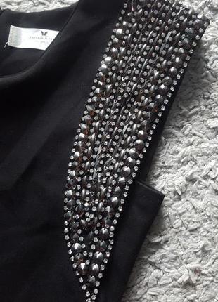 Шикарное,фирменное,маленькое,черное платье zanardi italy gold2 фото