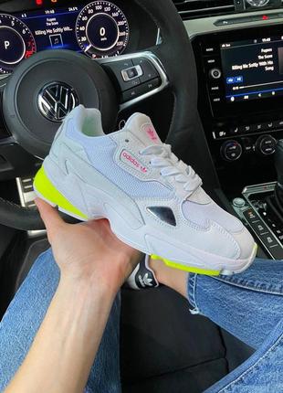 Женские кроссовки adidas falcon white